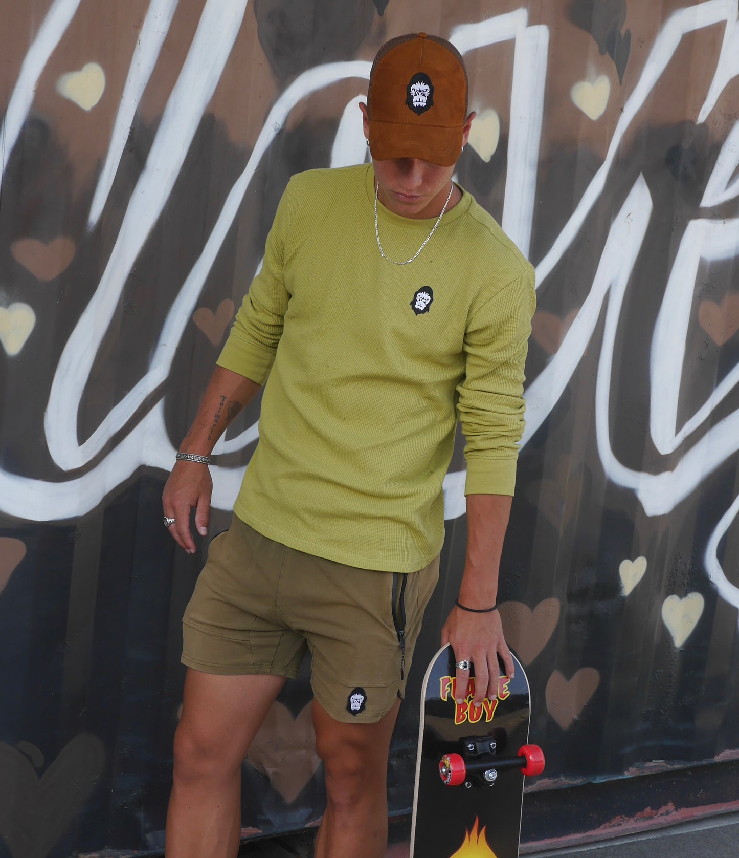 Suede Trucker - Hazel