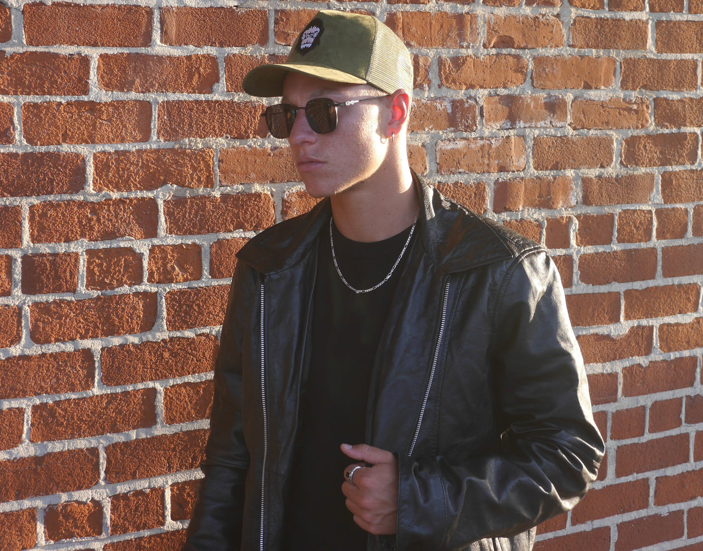 Suede Trucker - Forest